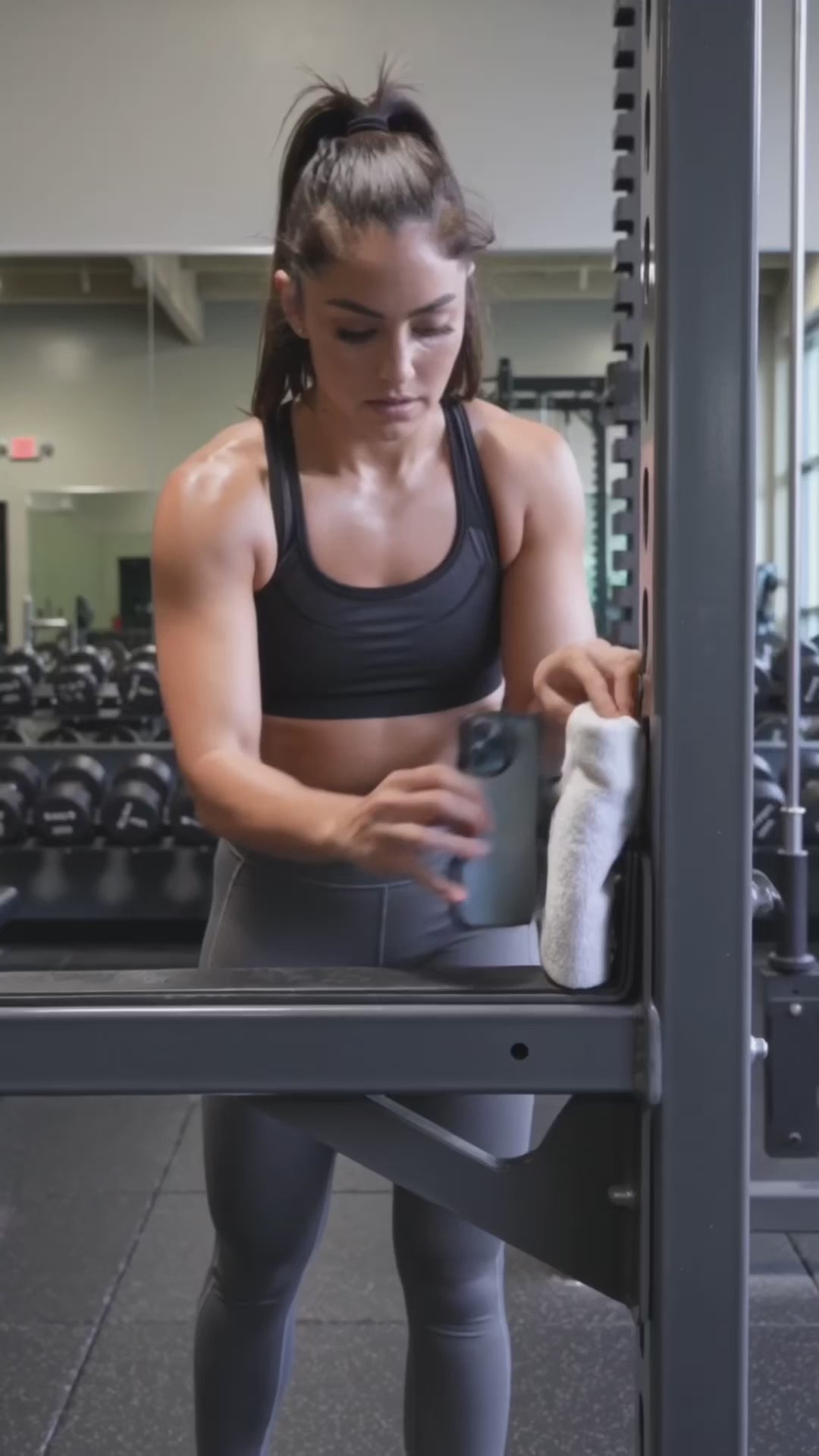 Water Bottle With Magnetic Phone Holder